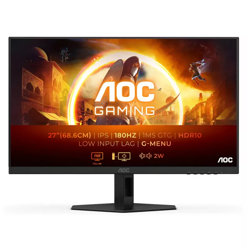 AOC 27G4XE computer monitor 68.6 cm (27 inch) 1920 x 1080 pixels Full HD LCD Black, Grey