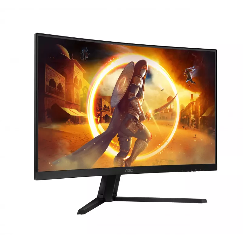 AOC G4 CQ32G4VE computer monitor 80 cm (31.5 inch) 2560 x 1440 pixels Quad HD LCD Black, Grey