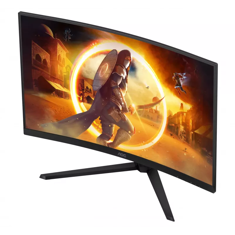 AOC G4 CQ32G4VE computer monitor 80 cm (31.5 inch) 2560 x 1440 pixels Quad HD LCD Black, Grey