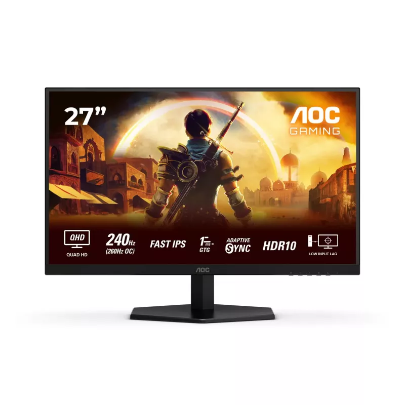 AOC G4 Q27G42ZE computer monitor 68.6 cm (27 inch) 2560 x 1440 pixels Quad HD LCD Black, Red
