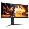 AOC G4 CU34G4Z computer monitor 86.4 cm (34 inch) 3440 x 1440 pixels Wide Quad HD LED Black, Red