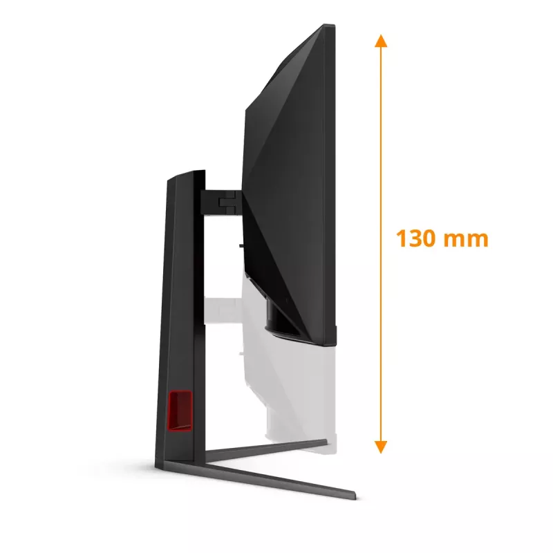 AOC G4 CU34G4 computer monitor 86.4 cm (34 inch) 3440 x 1440 pixels Wide Quad HD LED Black, Red