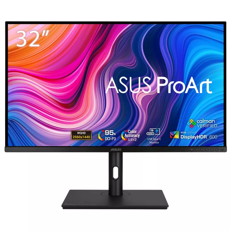 ASUS ProArt PA328CGV computer monitor 81.3 cm (32 inch) 2560 x 1440 pixels Wide Quad HD Black