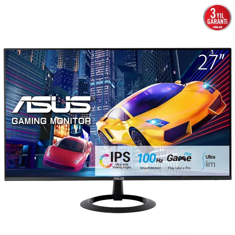 ASUS VZ27EHF computer monitor 68.6 cm (27 inch) 1920 x 1080 pixels Full HD LCD Black