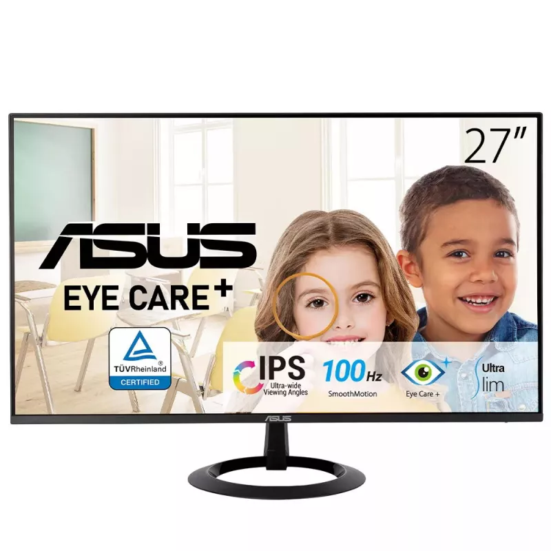 ASUS VZ27EHF computer monitor 68.6 cm (27 inch) 1920 x 1080 pixels Full HD LCD Black