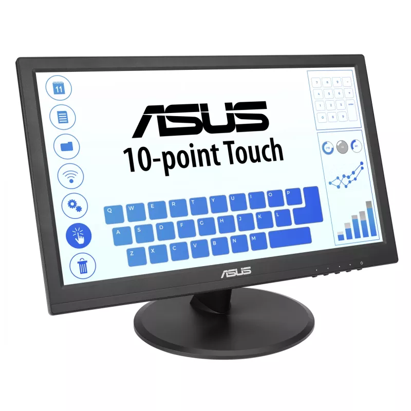 ASUS Touch VT169HE computer monitor 39.6 cm (15.6 inch) 1920 x 1080 pixels Full HD LED Touchscreen Tabletop Black