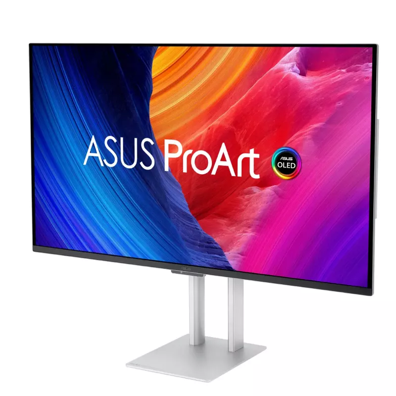 ASUS ProArt OLED PA32UCDM computer monitor 80 cm (31.5 inch) 3840 x 2160 pixels 4K Ultra HD QD-OLED Silver