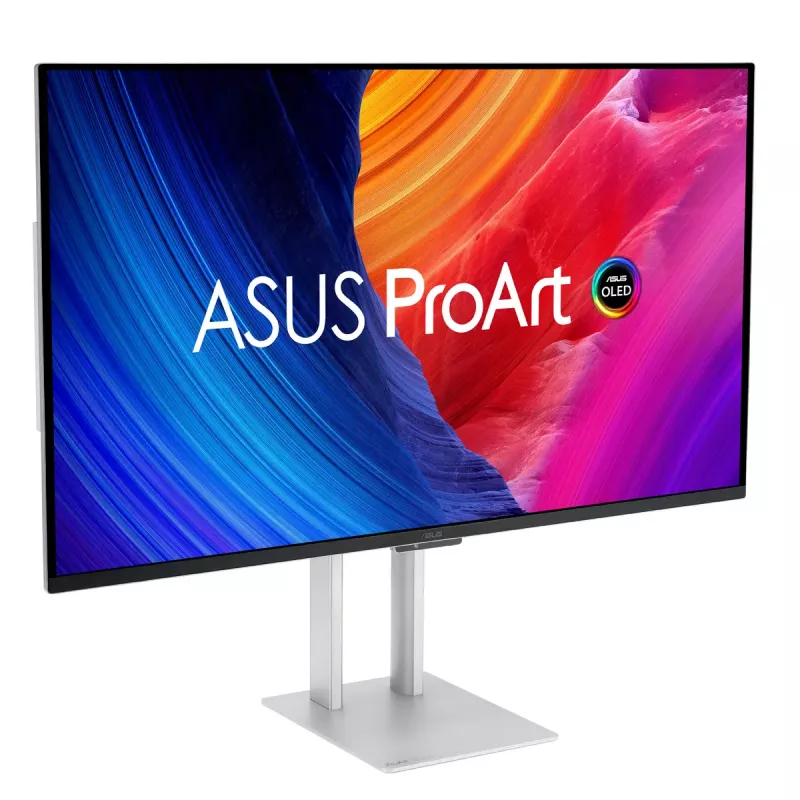 ASUS ProArt OLED PA32UCDM computer monitor 80 cm (31.5 inch) 3840 x 2160 pixels 4K Ultra HD QD-OLED Silver