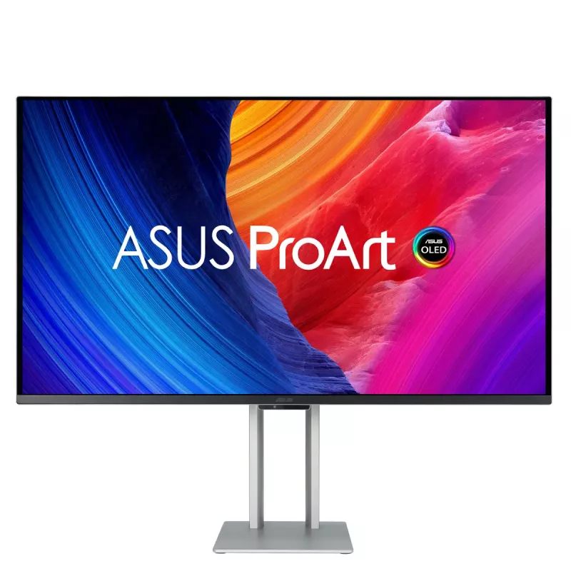 ASUS ProArt OLED PA32UCDM computer monitor 80 cm (31.5 inch) 3840 x 2160 pixels 4K Ultra HD QD-OLED Silver