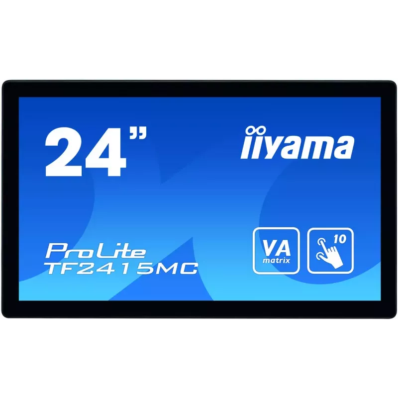 iiyama ProLite TF2415MC-B2 computer monitor 60.5 cm (23.8 inch) 1920 x 1080 pixels Full HD LED Touchscreen Multi-user Black