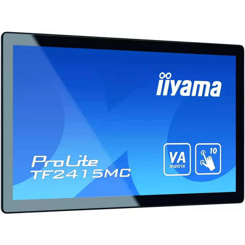 iiyama ProLite TF2415MC-B2 computer monitor 60.5 cm (23.8 inch) 1920 x 1080 pixels Full HD LED Touchscreen Multi-user Black