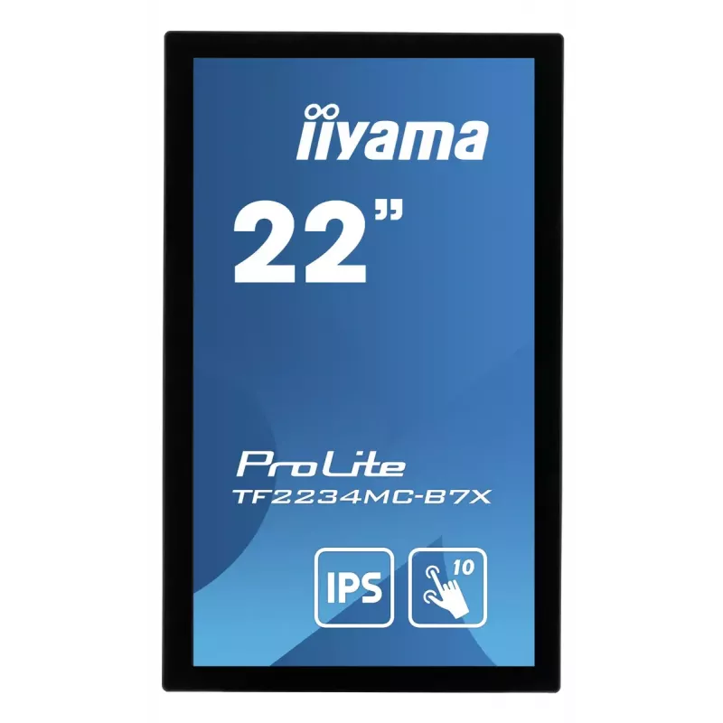 iiyama ProLite TF2234MC-B7X computer monitor 54.6 cm (21.5 inch) 1920 x 1080 pixels Full HD LED Touchscreen Multi-user Black