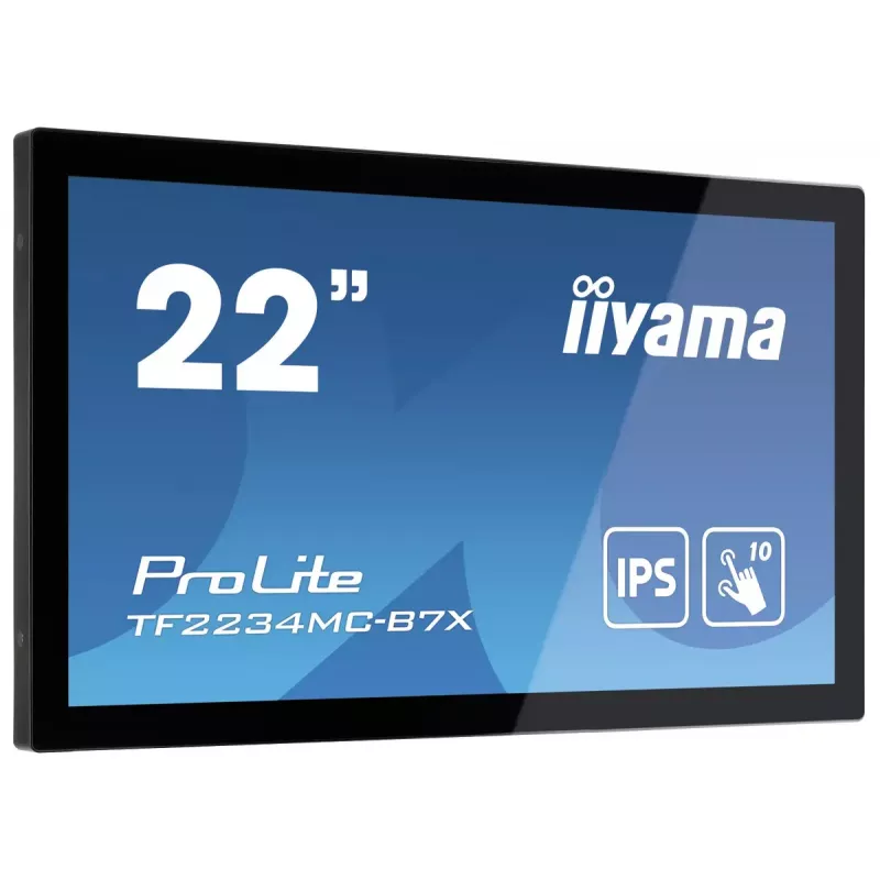 iiyama ProLite TF2234MC-B7X computer monitor 54.6 cm (21.5 inch) 1920 x 1080 pixels Full HD LED Touchscreen Multi-user Black