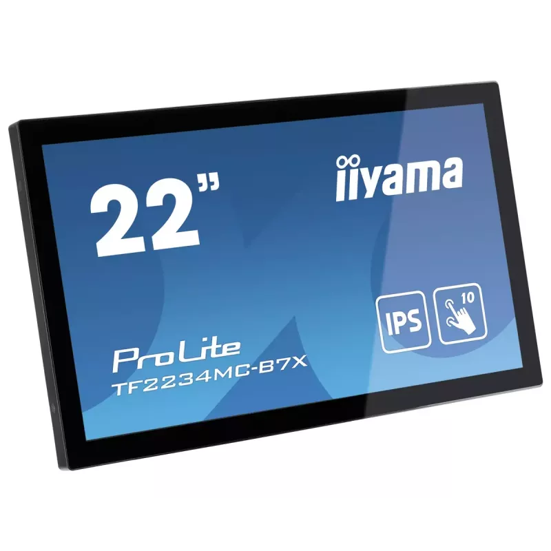iiyama ProLite TF2234MC-B7X computer monitor 54.6 cm (21.5 inch) 1920 x 1080 pixels Full HD LED Touchscreen Multi-user Black