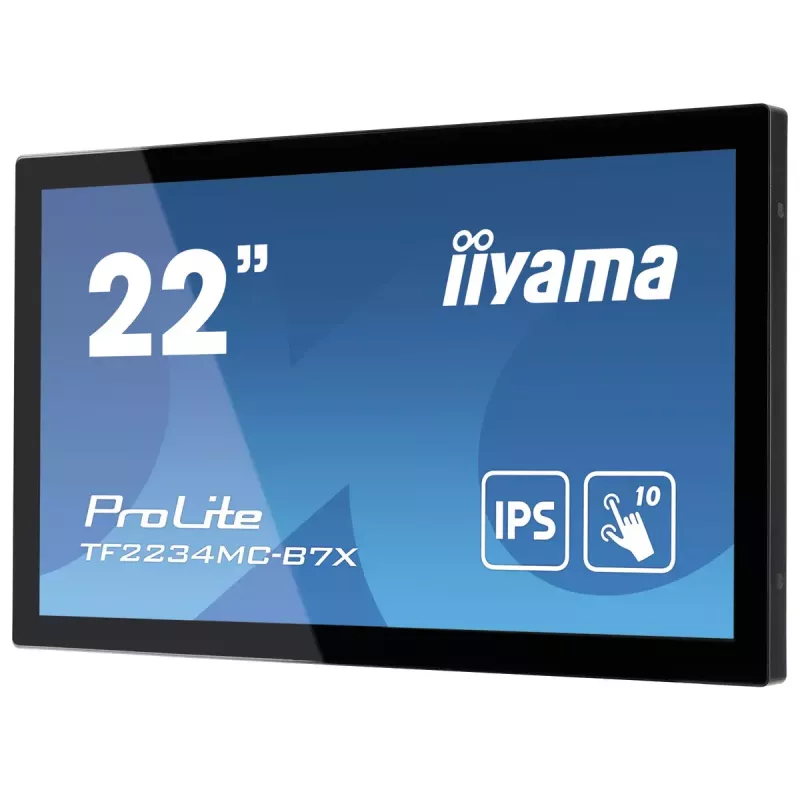 iiyama ProLite TF2234MC-B7X computer monitor 54.6 cm (21.5 inch) 1920 x 1080 pixels Full HD LED Touchscreen Multi-user Black