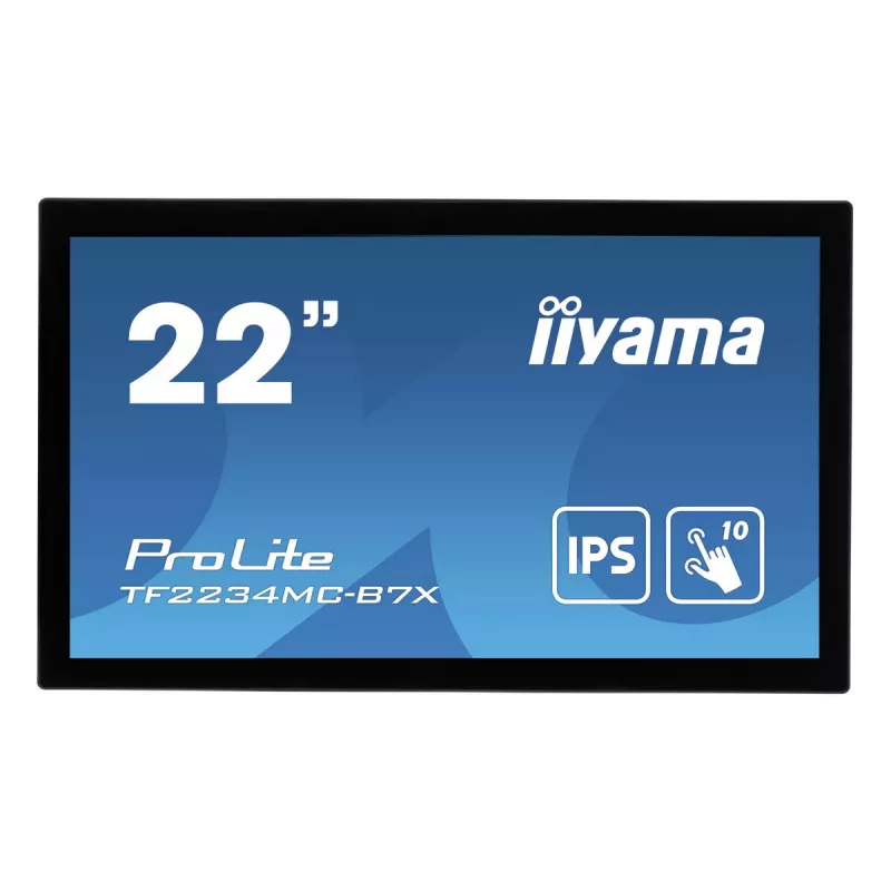 iiyama ProLite TF2234MC-B7X computer monitor 54.6 cm (21.5 inch) 1920 x 1080 pixels Full HD LED Touchscreen Multi-user Black