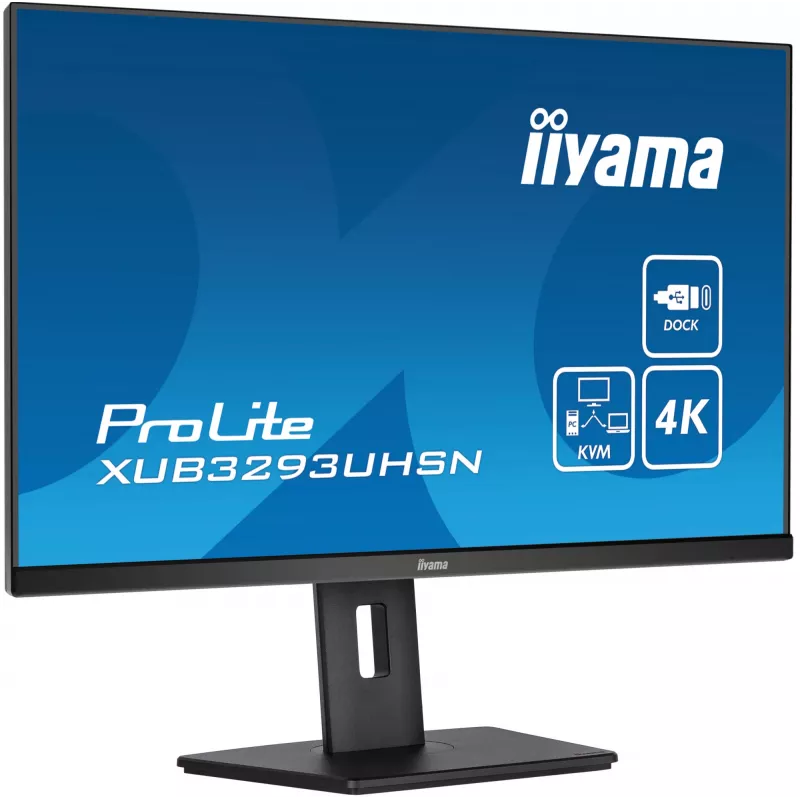 iiyama ProLite XUB3293UHSN-B5 computer monitor 80 cm (31.5 inch) 3840 x 2160 pixels 4K Ultra HD LCD Black
