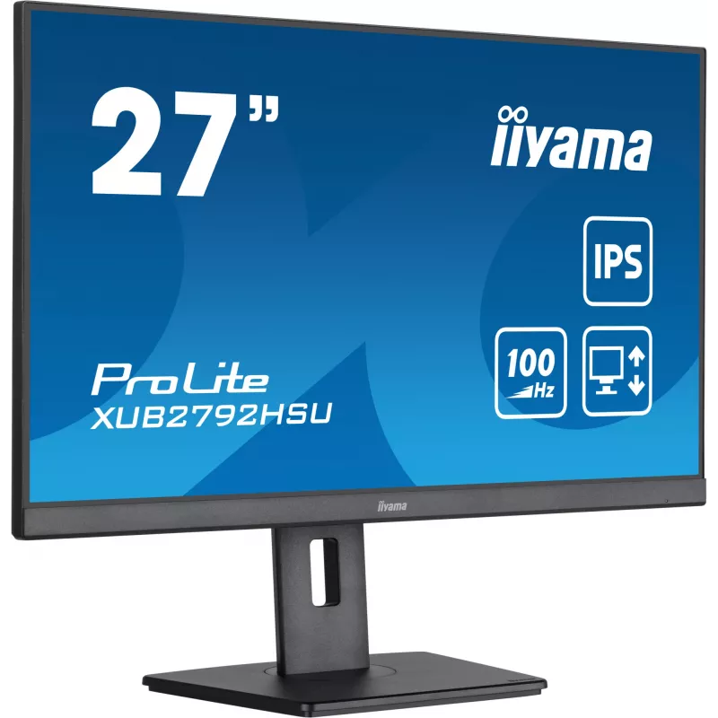 iiyama XUB2792HSU-B6 computer monitor 68.6 cm (27 inch) 1920 x 1080 pixels Full HD LED Black