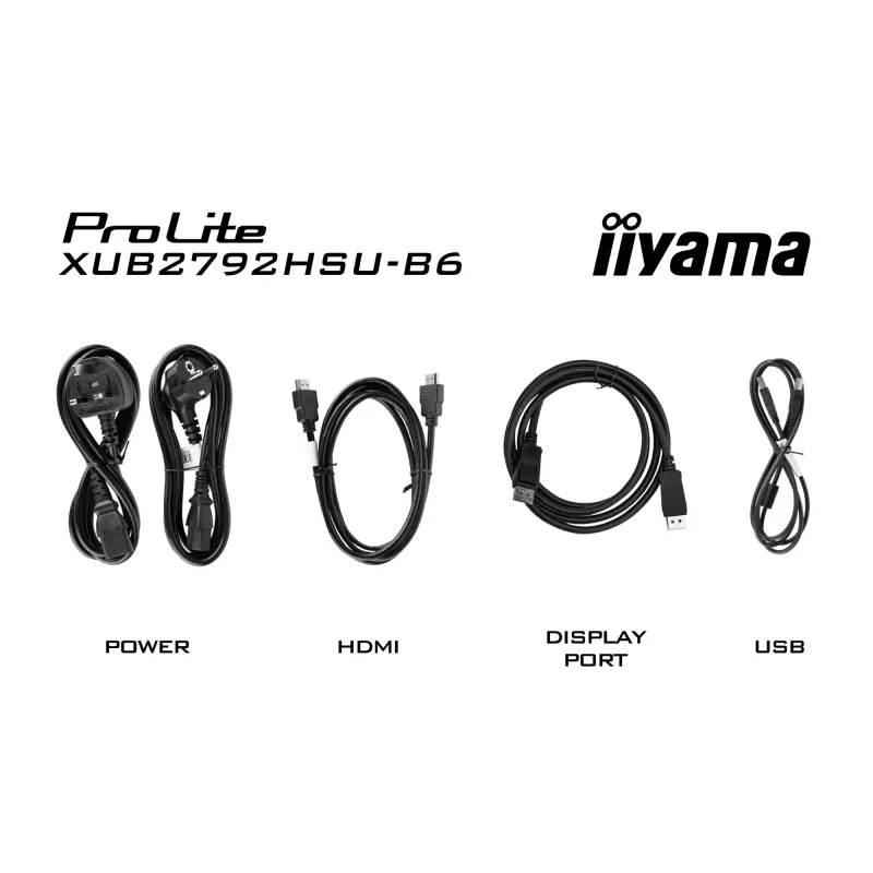 iiyama XUB2792HSU-B6 computer monitor 68.6 cm (27 inch) 1920 x 1080 pixels Full HD LED Black