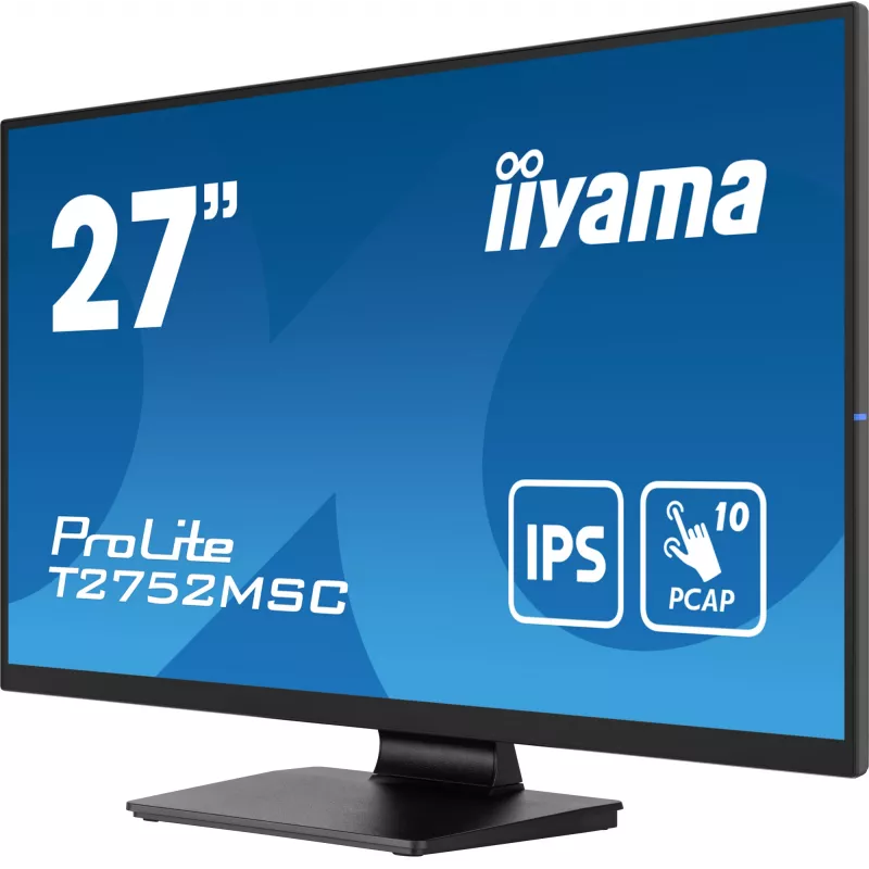 iiyama ProLite T2752MSC-B1 computer monitor 68.6 cm (27 inch) 1920 x 1080 pixels Full HD LED Touchscreen Black