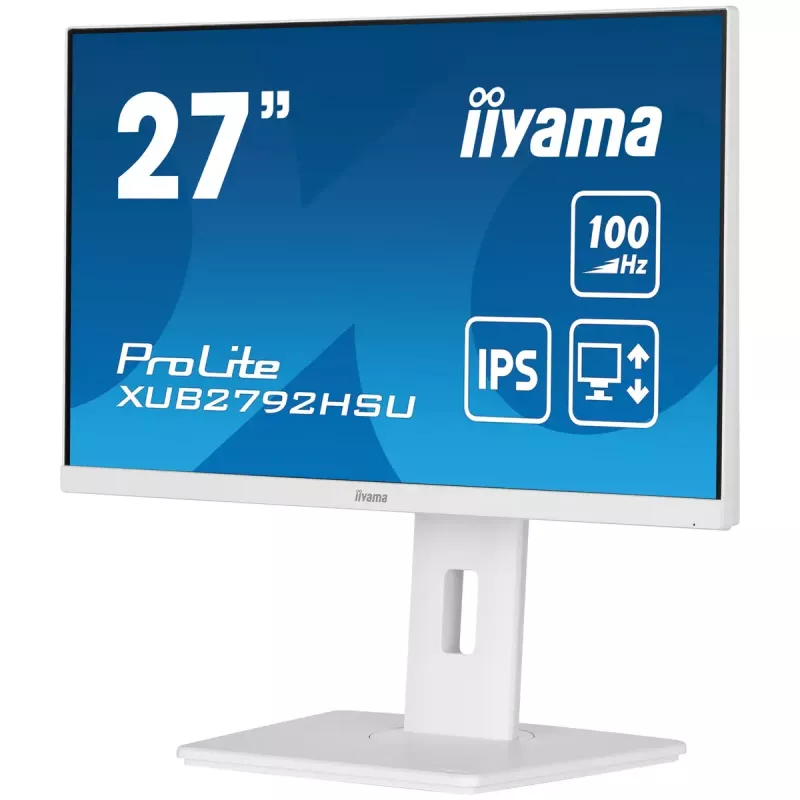 iiyama ProLite XUB2792HSU-W6 computer monitor 68.6 cm (27 inch) 1920 x 1080 pixels Full HD LED White