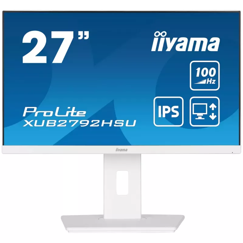 iiyama ProLite XUB2792HSU-W6 computer monitor 68.6 cm (27 inch) 1920 x 1080 pixels Full HD LED White