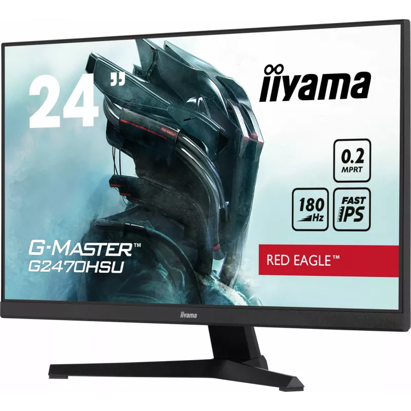 iiyama G-MASTER G2470HSU-B6 computer monitor 60.5 cm (23.8 inch) 1920 x 1080 pixels Full HD LCD Black