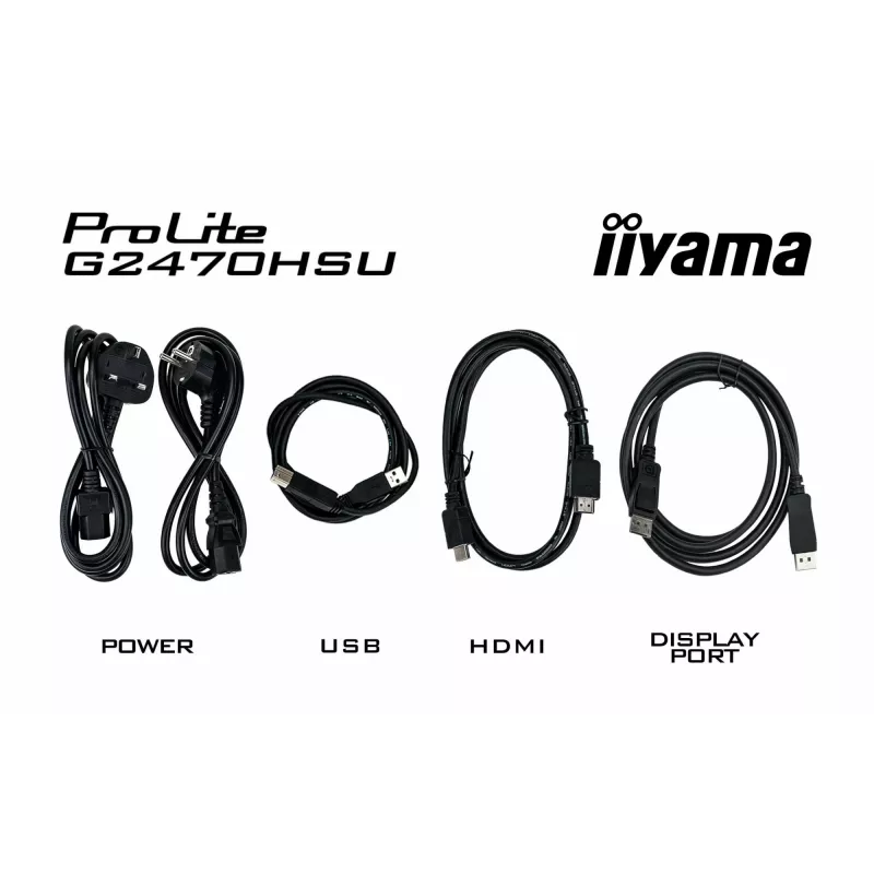 iiyama G-MASTER G2470HSU-B6 computer monitor 60.5 cm (23.8 inch) 1920 x 1080 pixels Full HD LCD Black