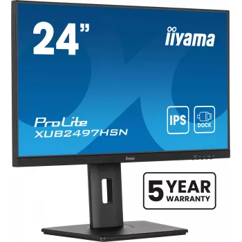iiyama ProLite XUB2497HSN-B2 computer monitor 60.5 cm (23.8 inch) 1920 x 1080 pixels Full HD LED Black