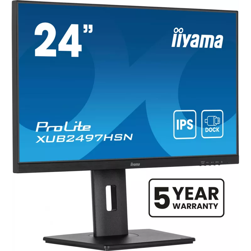 iiyama ProLite XUB2497HSN-B2 computer monitor 60.5 cm (23.8 inch) 1920 x 1080 pixels Full HD LED Black