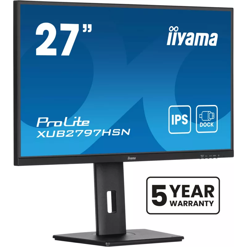 iiyama ProLite XUB2797HSN-B2 computer monitor 68.6 cm (27 inch) 1920 x 1080 pixels Full HD LED Black