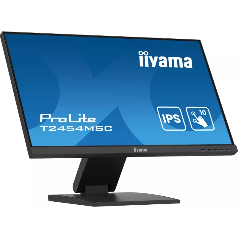 iiyama ProLite T2454MSC-B2AG computer monitor 60.5 cm (23.8 inch) 1920 x 1080 pixels Full HD LED Touchscreen Multi-user Black