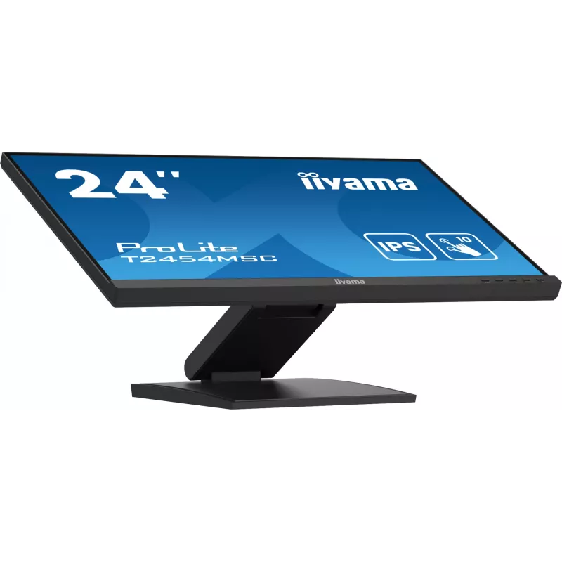 iiyama ProLite T2454MSC-B2AG computer monitor 60.5 cm (23.8 inch) 1920 x 1080 pixels Full HD LED Touchscreen Multi-user Black
