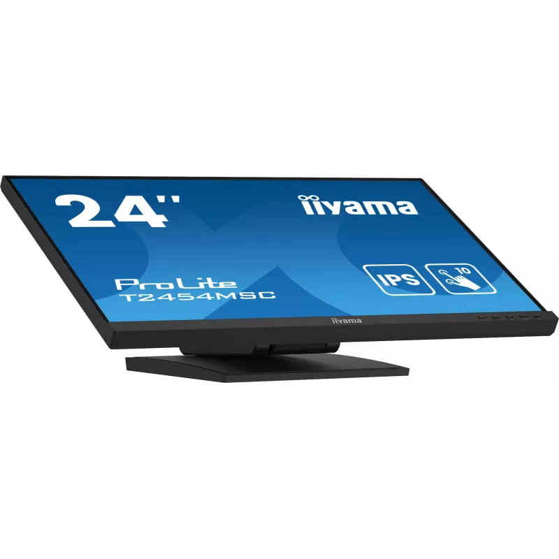 iiyama ProLite T2454MSC-B2AG computer monitor 60.5 cm (23.8 inch) 1920 x 1080 pixels Full HD LED Touchscreen Multi-user Black