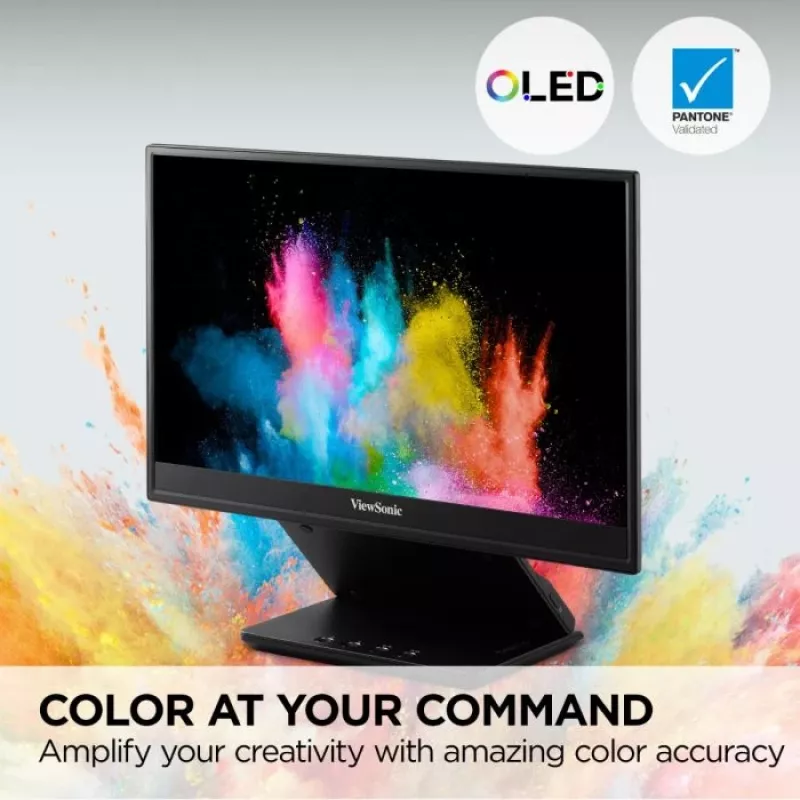 Viewsonic VP Series VP16-OLED computer monitor 40.6 cm (16 inch) 1920 x 1080 pixels Full HD Black