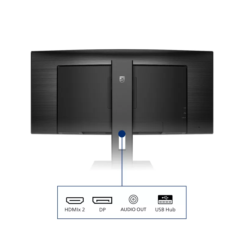 Philips B Line 345B1C/00 computer monitor 86.4 cm (34 inch) 3440 x 1440 pixels Quad HD LCD Black