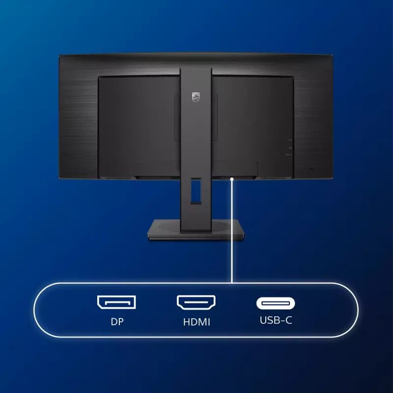 Philips B Line 346B1C/00 computer monitor 86.4 cm (34 inch) 3440 x 1440 pixels Quad HD LCD Black