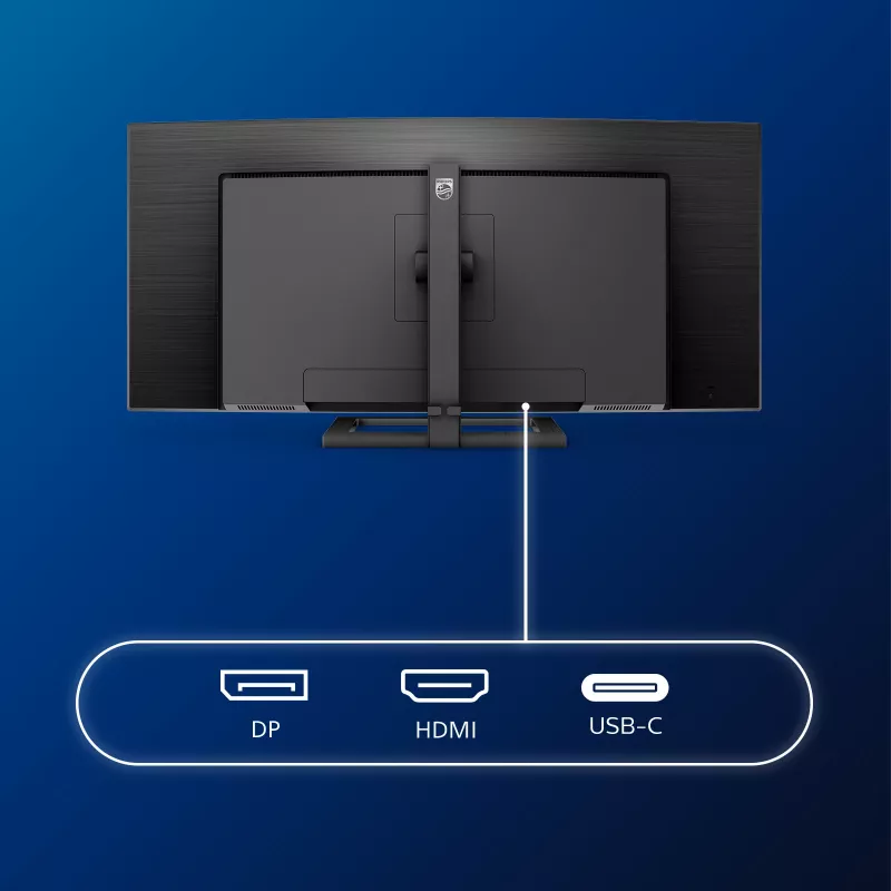 Philips E Line 346E2CUAE/00 computer monitor 86.4 cm (34 inch) 3440 x 1440 pixels Wide Quad HD+ LCD Black