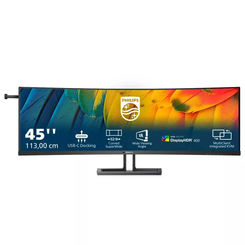 Philips 6000 series 45B1U6900C/00 computer monitor 113 cm (44.5 inch) 5120 x 1440 pixels UltraWide Dual Quad HD LED Black