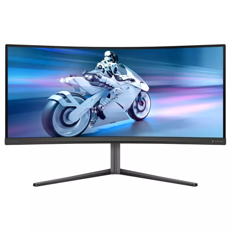 Philips Evnia 34M2C6500/00 computer monitor 86.4 cm (34 inch) 3440 x 1440 pixels Wide Quad HD QD-OLED Grey