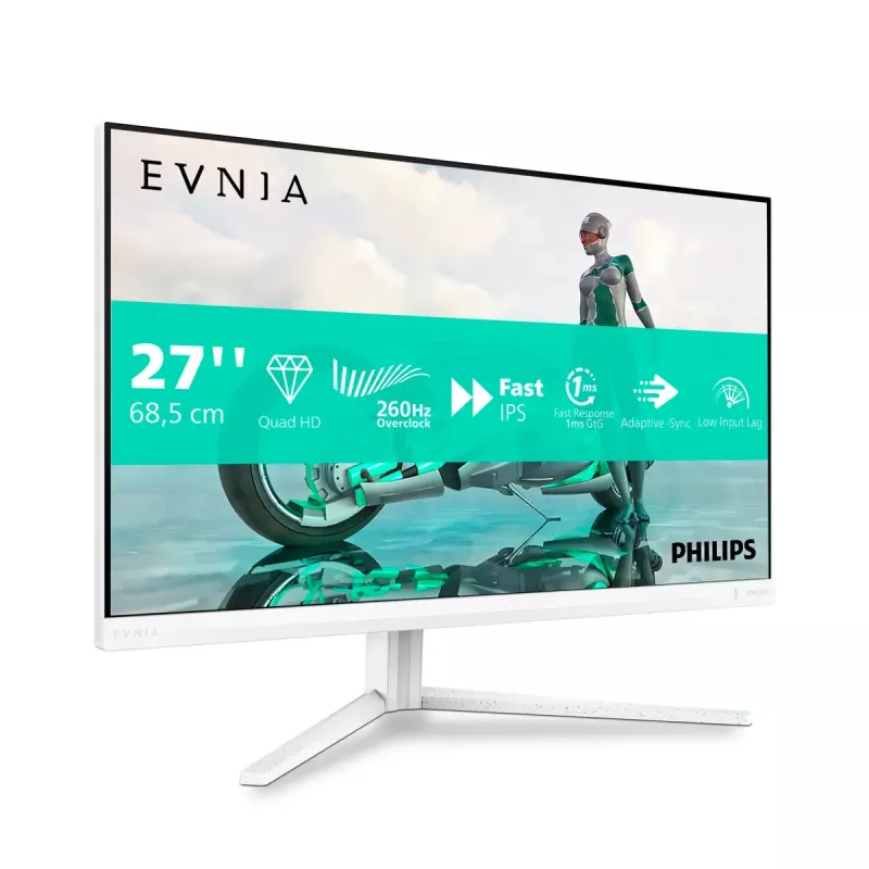 Philips Evnia 27M2N3501PA/00 computer monitor 68.6 cm (27 inch) 2560 x 1440 pixels Quad HD LCD White