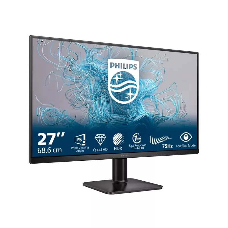 Philips 1000 series 27E2N1500L/00 computer monitor 68.6 cm (27 inch) 2560 x 1440 pixels Quad HD LED Black