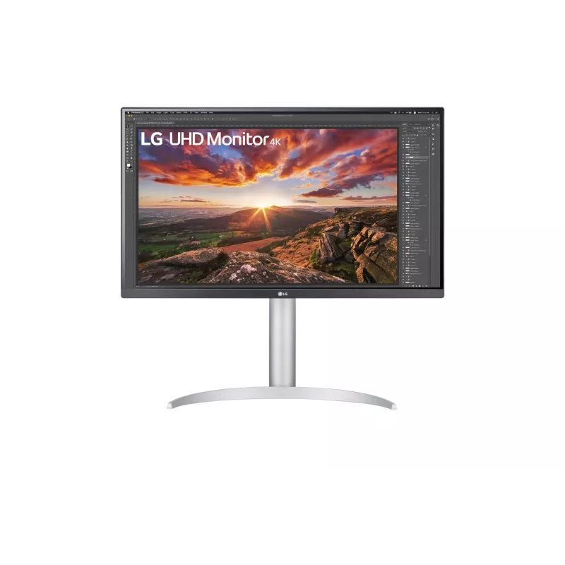LG 27UP85NP-W computer monitor 68.6 cm (27 inch) 3840 x 2160 pixels 4K Ultra HD LED Silver