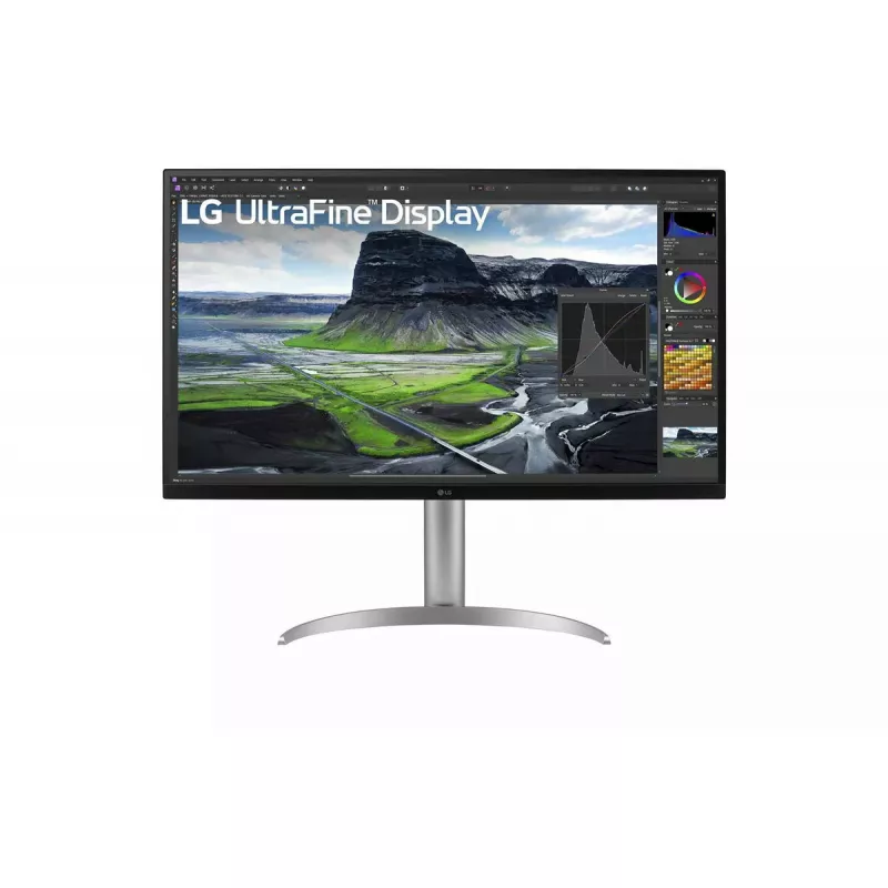 Monitor LG 32UQ850V-W 31.5 inch 4K Ultra HD (3840×2160) IPS LED, 60Hz, HDR400, USB-C PD 90W, height/tilt/pivot, VESA