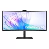 34 inch Samsung S65VC UltraWide Quad HD 3440x1440 Curved VA LCD Monitor with USB-C PD 90W, Built-in Speakers, 100 Hz