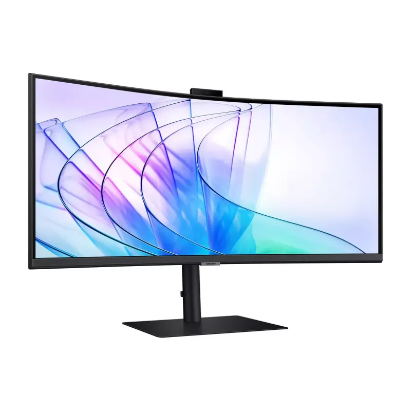 34 inch Samsung S65VC UltraWide Quad HD 3440x1440 Curved VA LCD Monitor with USB-C PD 90W, Built-in Speakers, 100 Hz