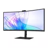 34 inch Samsung S65VC UltraWide Quad HD 3440x1440 Curved VA LCD Monitor with USB-C PD 90W, Built-in Speakers, 100 Hz