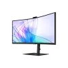 34 inch Samsung S65VC UltraWide Quad HD 3440x1440 Curved VA LCD Monitor with USB-C PD 90W, Built-in Speakers, 100 Hz