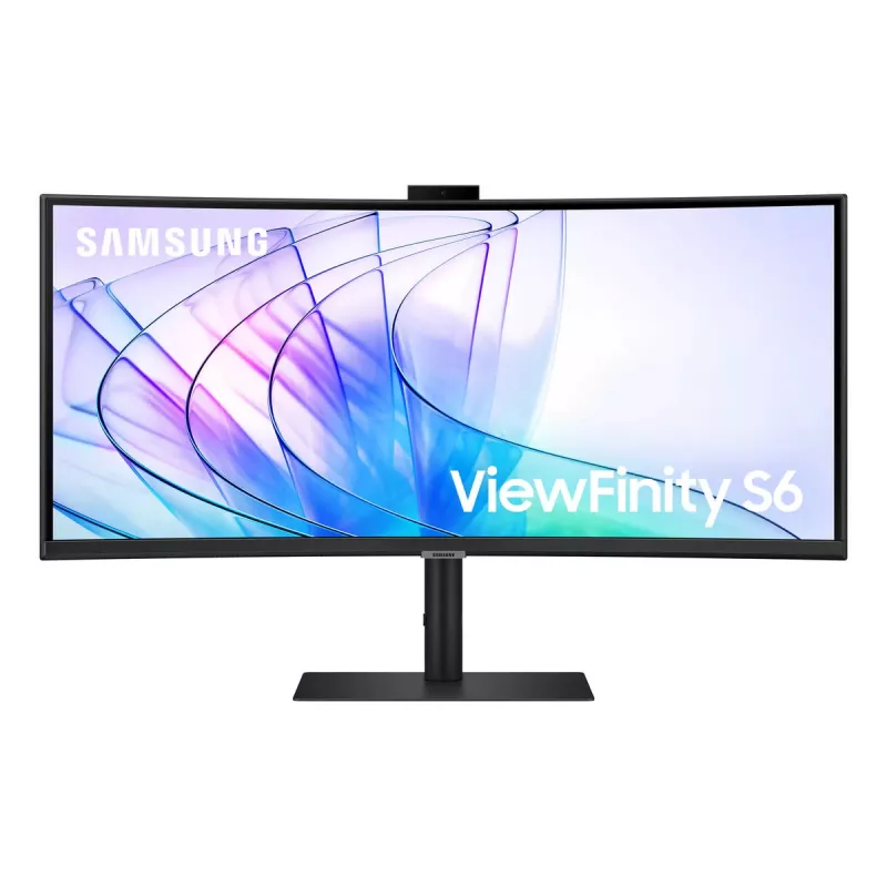 34 inch Samsung S65VC UltraWide Quad HD 3440x1440 Curved VA LCD Monitor with USB-C PD 90W, Built-in Speakers, 100 Hz