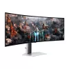 Samsung G93SC computer monitor 124.5 cm (49 inch) 5120 x 1440 pixels Dual QHD OLED Silver